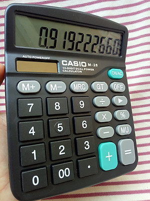 Máy tính cầm tay M28 - Electronic Calculator M28 - Máy tính bỏ túi, thiết bị văn phòng tiện dụng - Hàng chính hãng