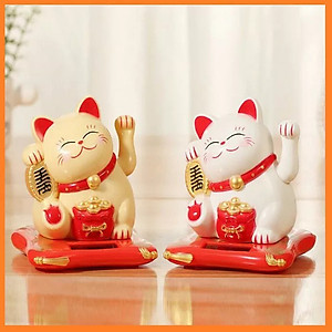 Tượng Mèo Vẩy Tay Tự Động Trưng Bày Cửa Hàng, Quán Ăn, Địa Điểm Kinh Doanh - Hàng Chính Hãng 