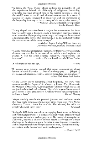 Setting the Table: The Transforming Power of Hospitality in Business