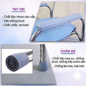 GHẾ BÔ VỆ SINH CHO NGƯỜI GIÀ, NGƯỜI BỆNH NHIỀU MẪU MÃ LỰA CHỌN - CHÍNH  HÃNG NIKITA
