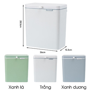 Thùng Rác Thông Minh Treo Tủ Bếp Thiết Kế Nắp Mở Đa Chiều - Có Thanh Treo Cửa Tủ Bếp FEIDASH TG3680
