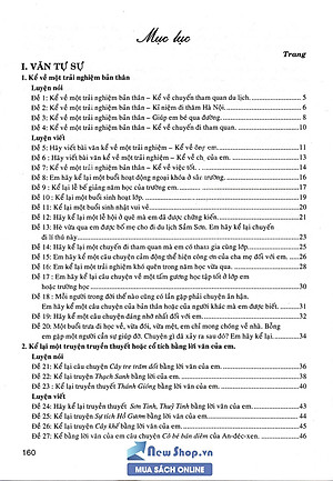 Văn Tự Sự - Miêu Tả Lớp 6 (Biên Soạn Theo Chương Trình Mới)