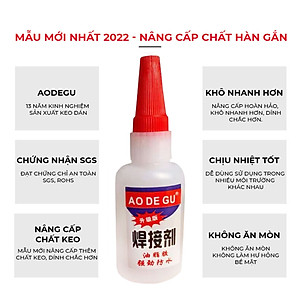 Keo Dán Siêu Dính Đa Năng Mọi Chất Liệu Cực Mạnh - Dán Gỗ Thuỷ Tinh Kim Loại Sắt Gốm Sứ Nhựa Vải