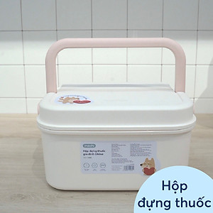 Hộp Đựng Thuốc Gia Đình 2 Tầng Okina , Hộp Y Tế ĐA NĂNG Phân Loại Thuốc Cỡ Lớn Siêu Tiện Dụng - Hàng chính hãng inochi ( Tặng kèm khăn lau pakasa) Giao màu ngẫu nhiên
