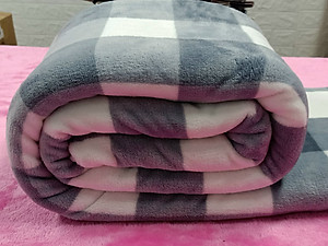 Mền lông cừu Caro cao cấp A kích thước 1m8 x 2m