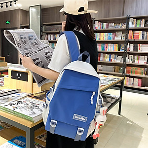 Balo thời trang dày dặn chống nước, đựng vừa laptop 15,6inch – BEE GEE BLTT1002 (Tặng móc khóa dễ thương)