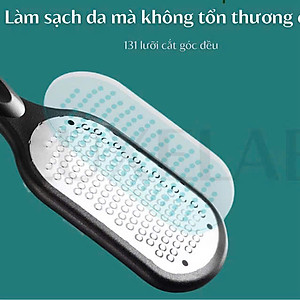 Cây Chà Gót Chân Bản To, Tẩy Da Chết 2 Mặt Bằng Thép, Kèm Hộp Đựng Tiện Lợi - HÀNG CHÍNH HÃNG MINIIN