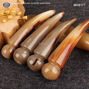 Dụng cụ điện chẩn mắt trâu bằng Sừng (MH817) DAY ẤN HUYỆT GAN, MẬT, đả thông kinh mạch