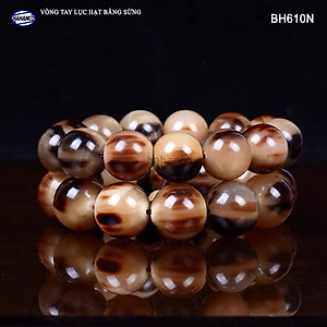 Vòng Sừng Bò Châu Phi vân nưa đuôi Hồ Lô (BH611N) Mang Đến May Mắn Cho Bạn và Gia Đình - Bracelet of HAHANCO
