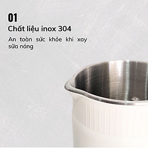 Máy Làm Sữa Hạt Daewoo 1.2L DWSM-1512, tặng Cẩm Nang 50 Công Thức - Máy Xay Nấu Đa Năng - Hàng chính hãng