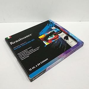 Bộ Bút Chì Màu Nước Renaissance 12ml (24 Màu)