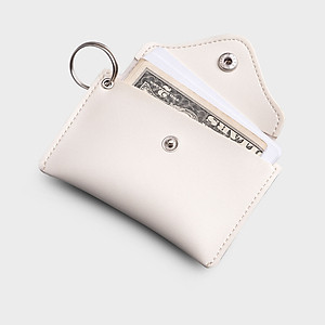 Ví Yuumy ( Thời trang nữ nắp gập cỡ nhỏ - Ví móc khóa da Seasand  YMK12 )