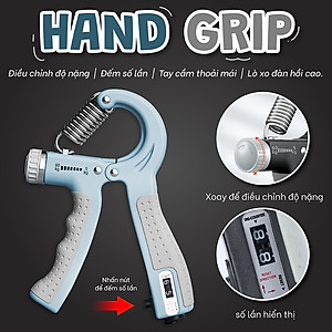 BG Kìm Bóp Tay Có Đếm 5-60kg,Dụng Cụ Bẻ Cổ Tay UA-1301,Kìm Tập Cơ Tay,Kìm bóp tập tay dụng cụ hỗ trợ tập cơ tay, cẳng tay, Dụng Cụ Tập Gym Tại Nhà Điều Chỉnh Lực