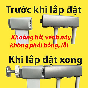 Chặn Cửa Chặn Cầu thang an toàn, chắn cửa dày nặng, thanh chặn cửa cao 79cm bảo vệ bé an toàn