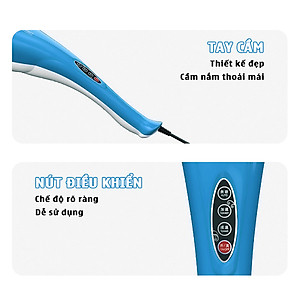 Máy massage cầm tay cá heo Puli PL-606B - Điện tử