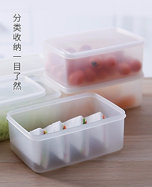 Hộp Nhựa Đựng Thực Phẩm Nhiều Dung Tích Inomata Natural Pack Dùng Được Trong Lò Vi Sóng