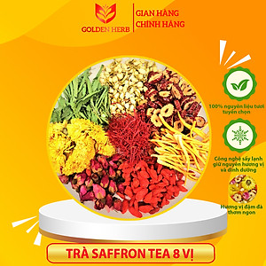 Trà Dưỡng Nhan Saffron Tea 7 Ngày Giúp Giữ Dáng Đẹp Da Giảm Mụn Ngừa Nếp Nhăn Ngủ Ngon