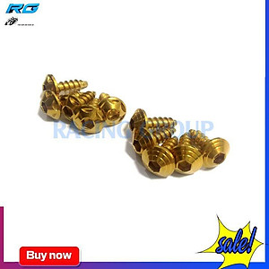 Ốc Gắn Dàn Áo 5Li-6Li Đặc Biệt Ốc Gr5 Titan Và Lục Bảo ( 1 Con)