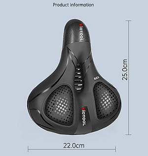 Yên xe đạp Kiotool gel êm ái chống nước phù hợp với mọi dòng xe đạp thể thao địa hình