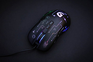Chuột Chơi Game Có Dây Fuhlen G90s 2000DPI RGB 7 Phím - Hàng Chính Hãng