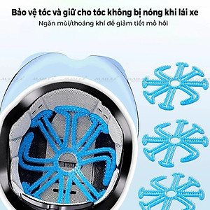 Lớp Lót Mũ Bảo Hiểm Silicone SLC-8 Thoáng Khí Chống Biến Dạng Xe Máy Xe Đạp Phụ Kiện - Mai Lee