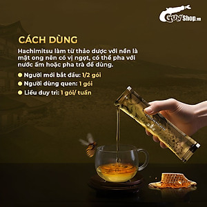 Tinh chất phục hồi sức khỏe và tăng cường sinh lý nam giới Hachimitsu - Gói 20gr