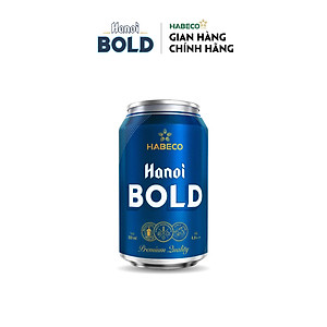 Combo 2 Thùng Bia Hanoi BOLD - Thùng 24 lon 330ml