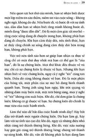 Sách OSHO Yêu - Being In Love - Yêu Trong Tỉnh Thức