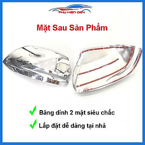 Ốp gương chiếu hậu CRV 2017-2018-2019-2020-2021-2022 mạ crom bảo vệ chống trầy trang trí làm đẹp xe