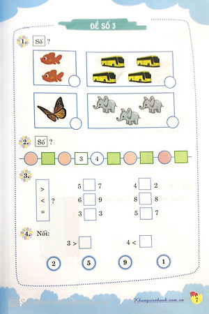 Sách 100 Đề Kiểm Tra Toán Lớp 1