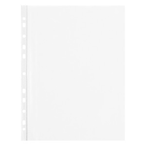 Túi 100 Bìa Lỗ Flexoffice A4 Fo - Cs03 (Không Viền 0.045mm)