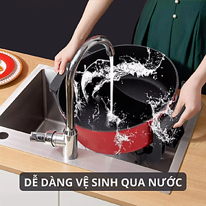 Nồi lẩu điện 2 ngăn Mishio MK112 5L - Hàng chính hãng