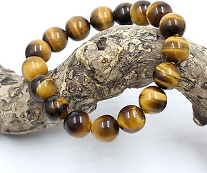 Vòng Tay Đá Mắt Hổ Vàng 10MM