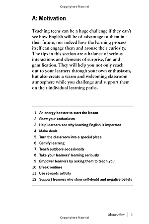 Herbert Puchta's 101 Tips For Teaching Teenagers - Pocket Editions - Cambridge Handbooks For Language Teachers Pocket Editions