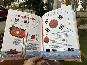 [Bìa cứng, in màu] PHẤP PHỚI CỜ BAY - LỊCH SỬ QUỐC KÌ CÁC NƯỚC CHO TRẺ EM - Robert G. Fresson - Dr. Gấu dịch - San Hô - NXB Phụ Nữ Việt Nam.