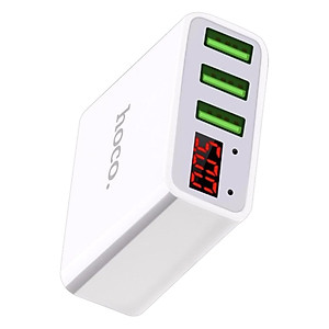 Adapter Sạc 3 Cổng USB Hoco C15 - Hàng Chính Hãng