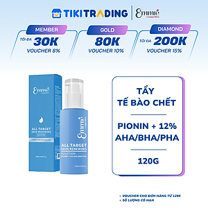Dung dịch tẩy tế bào chết và tái tạo da Emmié All Target Skin Renewing Solution Pionin + 12% AHA/BHA/PHA (120ml) - Hàng chính hãng