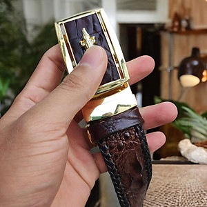 Thắt Lưng Cá Sấu [DÂY LIỀN NGUYÊN CON ĐAN VIỀN THỦ CÔNG RẤT ĐẸP VÀ BỀN]