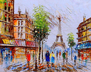 Bộ tranh xếp hình cao cấp 500 mảnh ghép – Paris Hoa Lệ