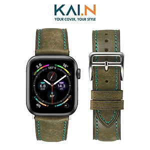 Dây Đeo Da Dành Cho Apple Watch Ultra / Apple Watch Series 1-8/SE/SE 2022, Kai.N_Genuine Leather - Hàng Chính Hãng