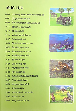 Sách Thế Giới Động Vật Kì Thú - Động Vật Có Vú