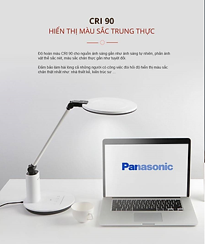 Đèn Để Bàn đổi màu 19W Panasonic HHGLT062319 Chip Led RG0, không ánh sáng xanh, an toàn cho mắt, điều chỉnh độ sáng