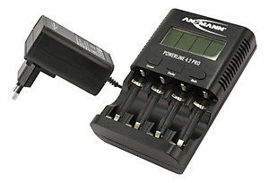 Bộ sạc, xả, đo dung lượng pin AA - AAA ANSMANN PowerLine 4.2 Pro - Hàng Nhập Khẩu