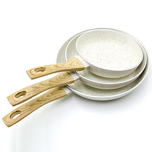 Chảo vân đá đáy từ Nagakawa NAG06 - Nhôm nguyên khối - Dùng cho mọi loại bếp - Hàng chính hãng