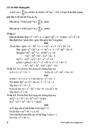 Sách Chuyên Khảo Đa Thức