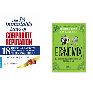 Combo 2 cuốn sách: 18 Quy Luật Bất Biến Phát Triển Danh Tiếng Thương Hiệu + Economix