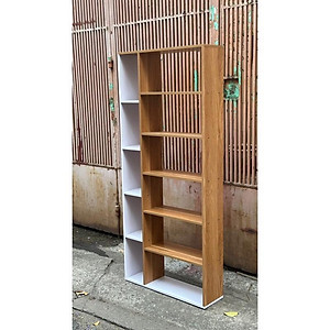 Kệ Sách Đứng Phong Cách Bắc Âu 6 Tầng Sang Trọng, Phù Hợp Với Mọi Ngôi Nhà, Bền Và Đẹp Chất Gỗ MDF Dày 12MM Kích Thước 130x60x17CM