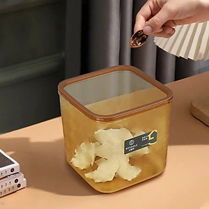 Hộp đựng bông tẩy trang , dụng cụ trang điểm , đồ dùng văn phòng..vv để bàn size 15.1*15.1*8.3 cm - Hàng chính hãng