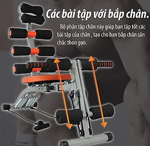 Máy Tập Cơ Bụng Đa Năng,Máy Tập Cơ Bụng Đa Năng Tập Bụng, Lưng, Eo Tại Nhà Gấp Gọn Tiện Lợi Tập Được Nhiều Động Tác Khác Nhau (hàng nhập khẩu)