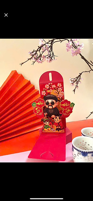 ⭐ XẤP 6 BAO LÌ XÌ 3D TẾT 2026 – MÀU ĐỎ ĐỘC LẠ – THỦ CÔNG TINH XẢO ⭐